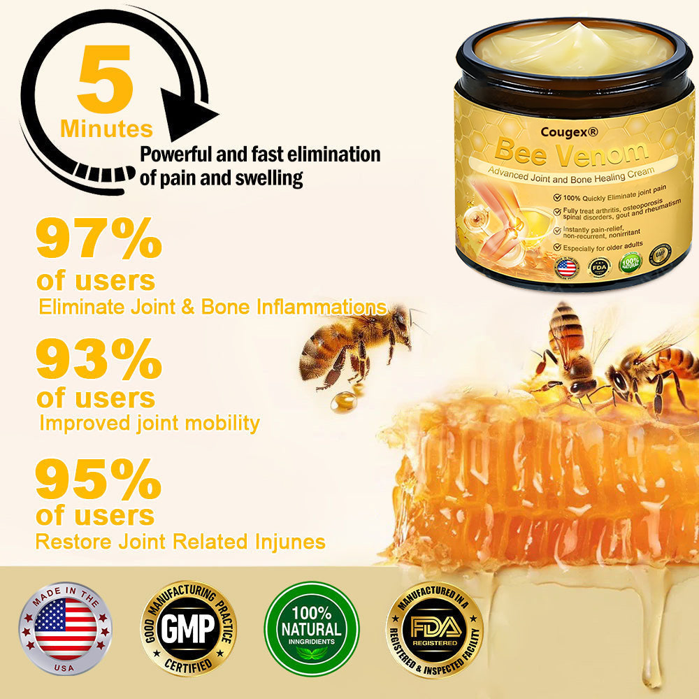 Cougex® Bee Venom Advanced Joint and Bone Healing Cream